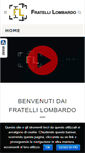 Mobile Screenshot of fratellilombardo.it